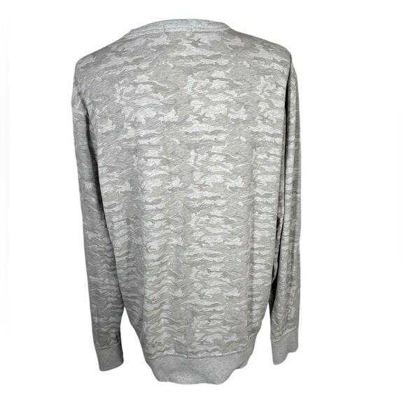 TASC Light Grey Camouflage Riverwalk French Terry Casual Long Sleeve Sweatshirt - Picture 7 of 12